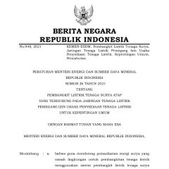 Pemerintah Terbitkan Revisi Permen PLTS Atap, Harapan Pengembangan Solar PV untuk Skala Individu dan Industri