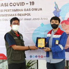 Pertagas Gelar Vaksinasi Bersama di Jawa Barat dan Jawa Timur