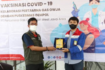 Pertagas Gelar Vaksinasi Bersama di Jawa Barat dan Jawa Timur