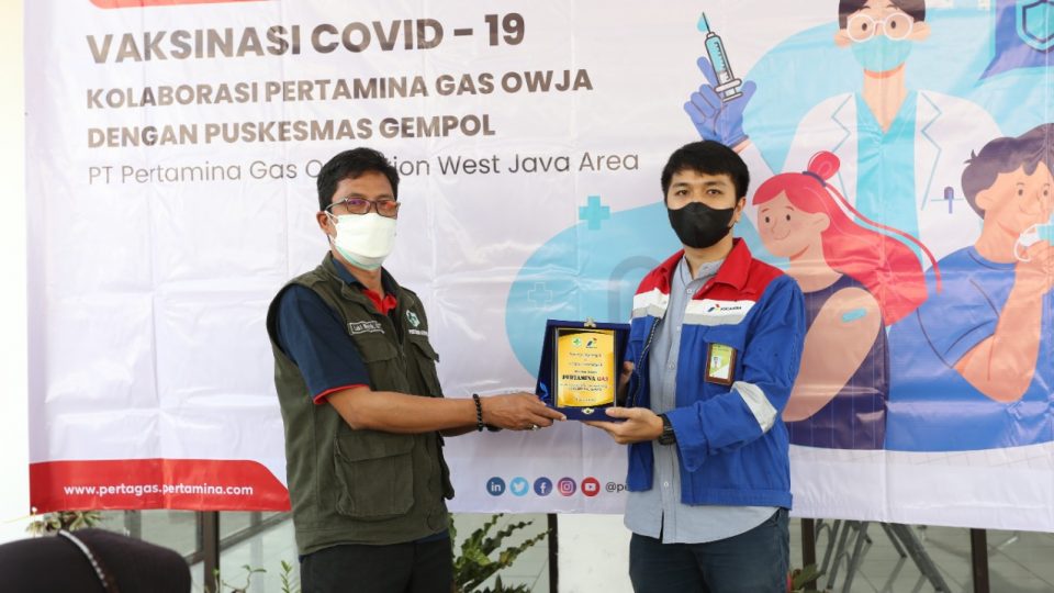 Pertagas Gelar Vaksinasi Bersama di Jawa Barat dan Jawa Timur