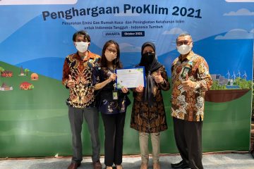 Sub Holding Gas Pertamina Raih Penghargaan Pendukung Proklim 2021