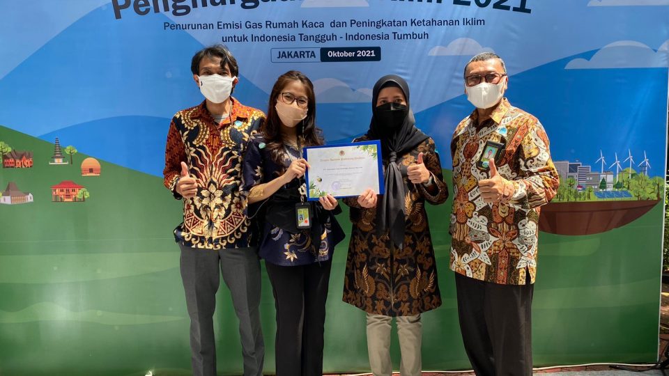 Sub Holding Gas Pertamina Raih Penghargaan Pendukung Proklim 2021
