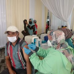 Vaksin COVID-19 Negeri di Atas Awan Dieng