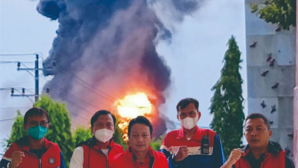 Serikat Pekerja Pertamina Bantu Penanganan Kebakaran Kilang Cilacap