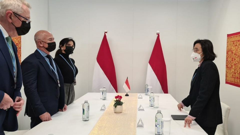 Dihadapan Bos Amazon, Menteri Keuangan Beberkan Komitmen Pengembangan EBT di Indonesia