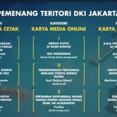 Dunia Energi Dominasi Penghargaan Anugerah Jurnalistik Pertamina Ketegori Media Online Wilayah Jakarta