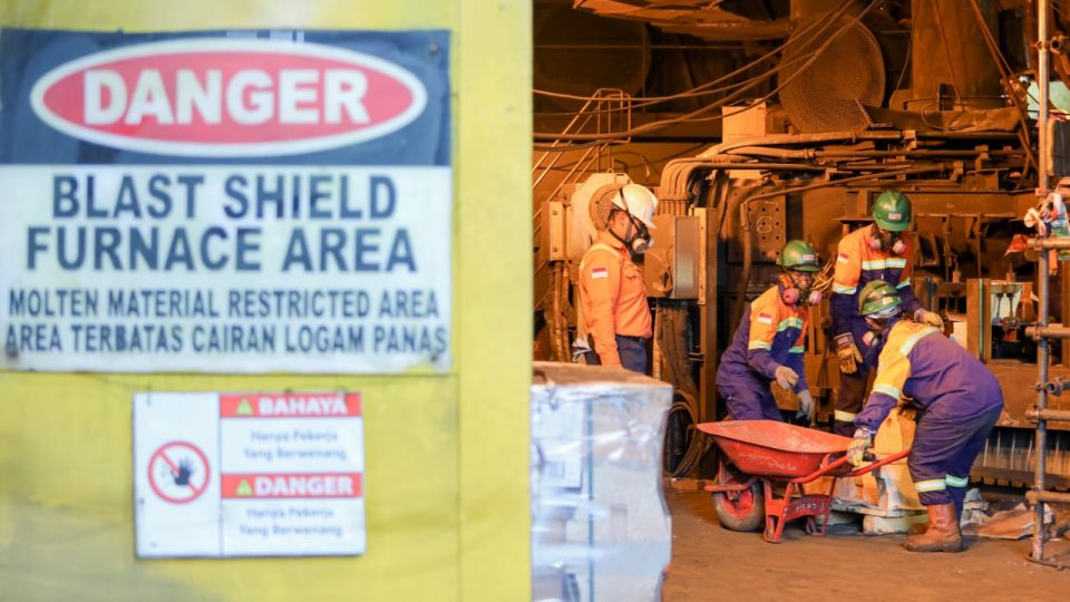 Kejar Produksi Nikel 90 Ribu Ton Per Tahun, Vale Indonesia Lanjutkan Proses Rebuild Furnace 4
