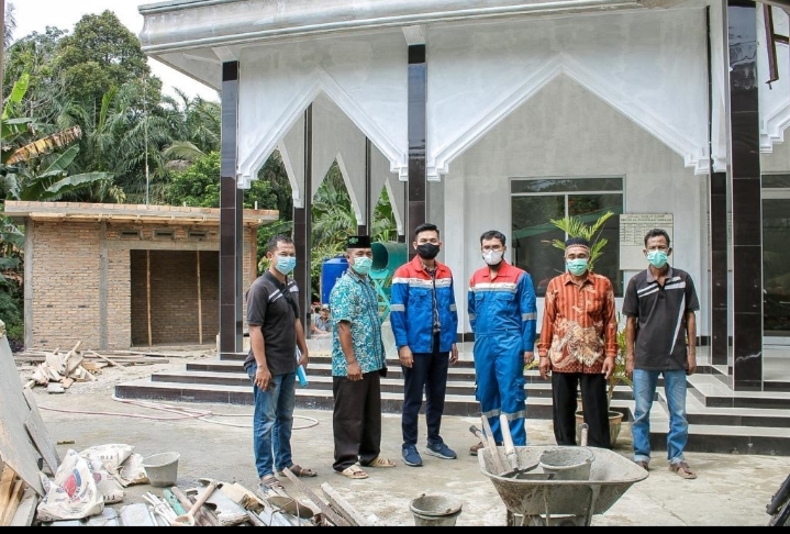 Pertagas ONSA Kembangkan Fasilitas Ibadah di  Nagori Timbaan Simalungun
