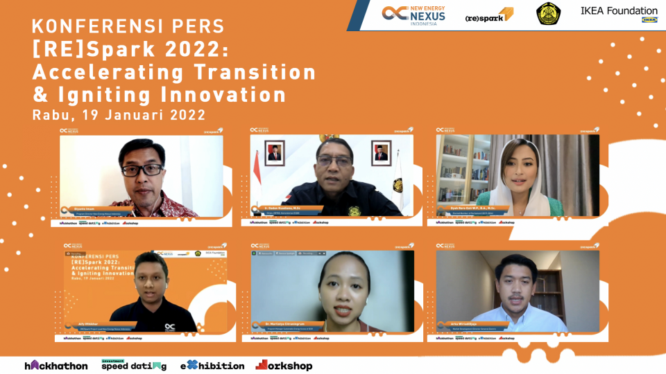 Dorong Startup Bangun Ekosistem Energi Bersih, New Energy Nexus Gelar [RE]Spark 2022