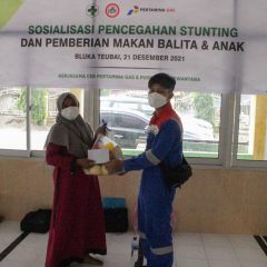 Pertagas ONSA Gelar Sosialisasi Cegah Stunting dan Gizi Buruk