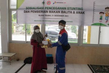 Pertagas ONSA Gelar Sosialisasi Cegah Stunting dan Gizi Buruk
