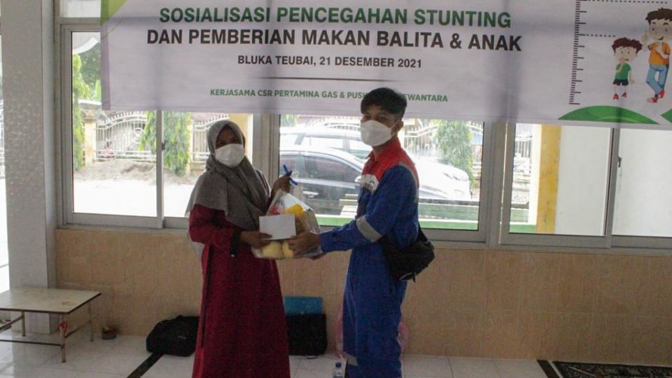 Pertagas ONSA Gelar Sosialisasi Cegah Stunting dan Gizi Buruk