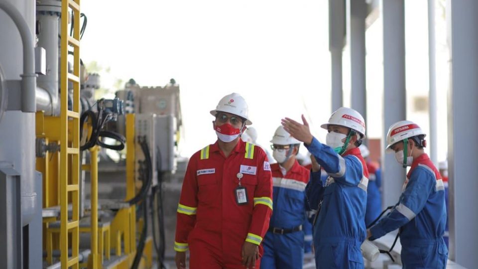 Pertagas Sukses Uji Coba Penyaluran Minyak Pertama Proyek Pipa Rokan