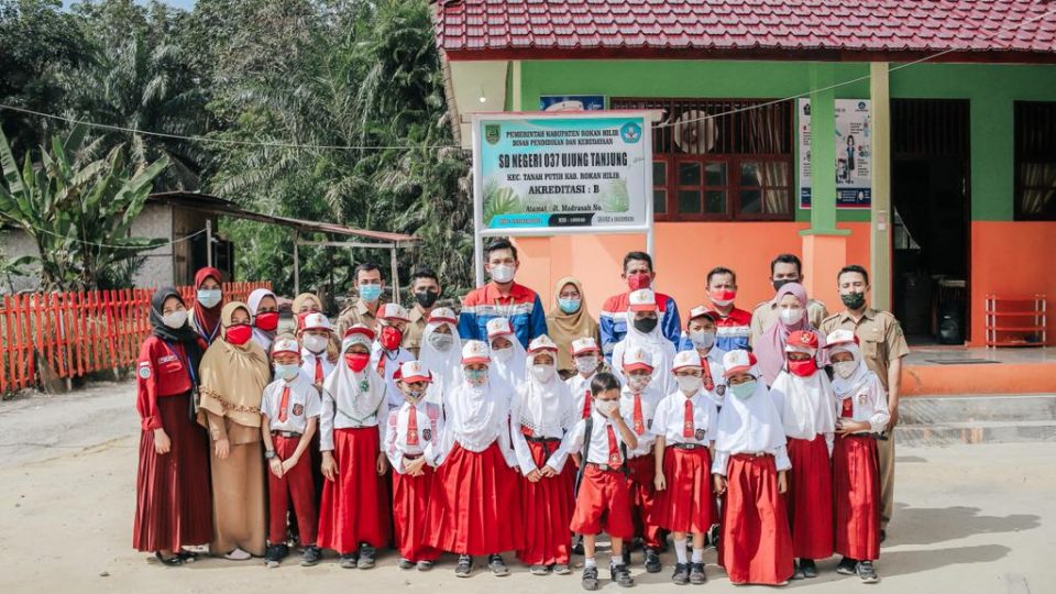 Pertagas Tuntaskan Pembangunan SDN 037 di Area Proyek Pipa Minyak Rokan