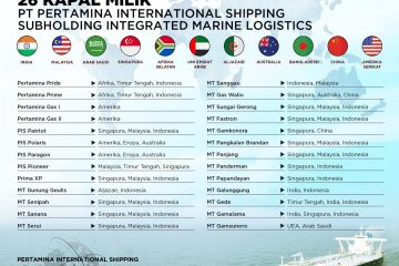 26 Kapal Pertamina International Shipping Sukses Lakukan Pelayaran Internasional
