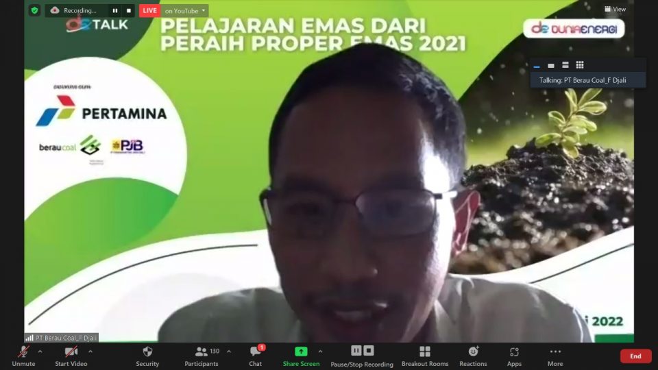Berau Coal Perkuat Inovasi Beyond Compliance Untuk Pertahankan PROPER Emas