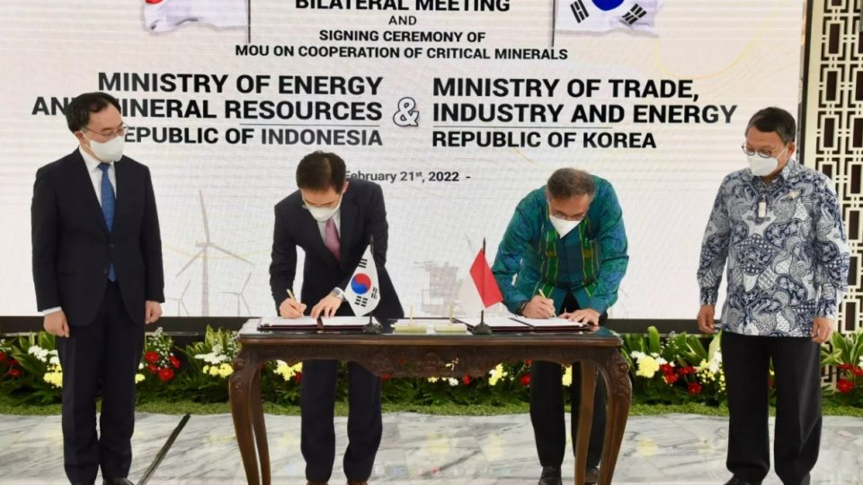Indonesia Gandeng Korea Selatan Garap Critital Mineral