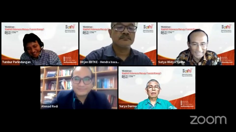 Transisi Energi Tak Bisa Dihindari, Harus Ada Kesepakatan Nasional