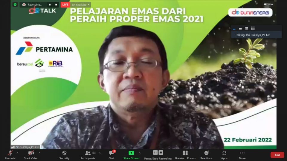 Tambah Plaju, KPI Kejar Empat PROPER Emas Tahun Ini