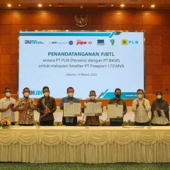 PLN Pasok Listrik 170 MVA ke Smelter Freeport Indonesia