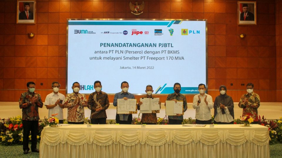 PLN Pasok Listrik 170 MVA ke Smelter Freeport Indonesia