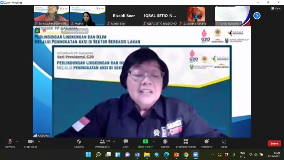 Genjot Penurunan 60% Emisi Nasional, KLHK Rilis Rencana Operasional FOLU Netsink 2030