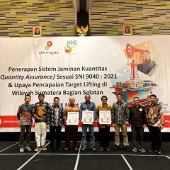 Pertagas OCSA Raih Performance Mitra Terbaik 2021 dari SKK Migas