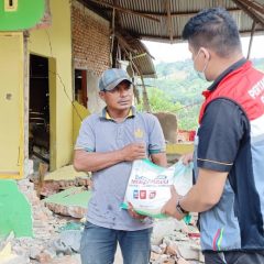 KPI Salurkan Bantuan ke Warga Korban Gempa Pasaman