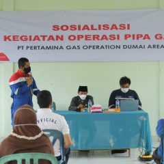 Pertagas Sosialisasi Keamanan Jalur Pipa Gas di Dumai