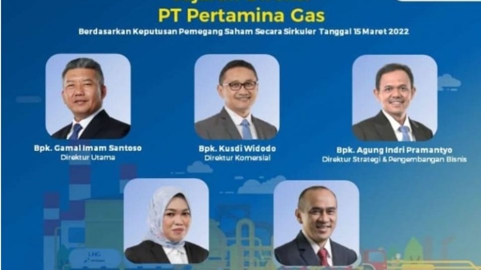 Bos TGI Jadi Direktur Utama Pertagas