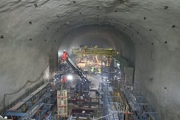 PLN Selesaikan Pengeboran Headrace Tunnel, Kontruksi PLTA Asahan 3 Sudah 55,44%