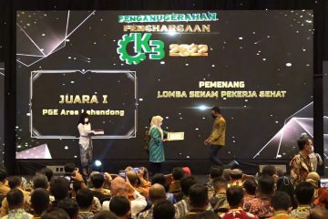 Kedepankan HSSE dalam Kegiatan Operasi, Kemnaker Ganjar PGE dengan Sembilan Penghargaan K3