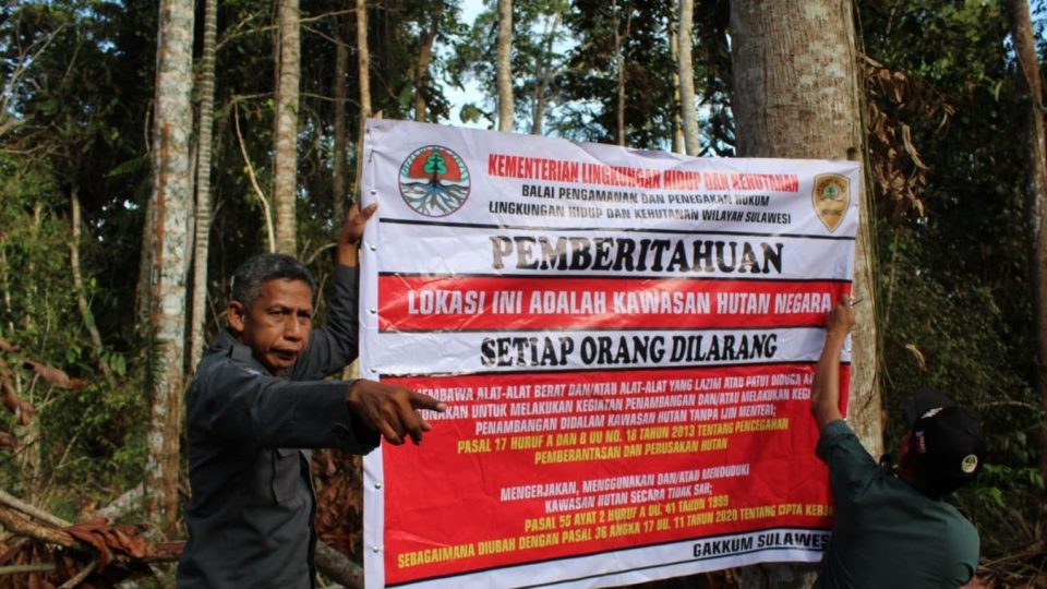 Gakkum LHK Tahan Pemodal Tambang Emas Ilegal di Parigi Moutong