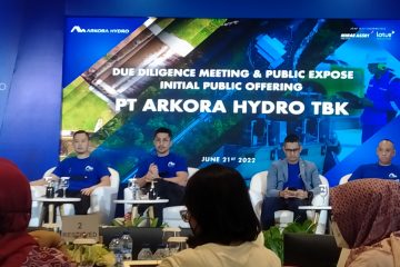 Arkora Hydro IPO Saham di Kisaran Rp286-Rp310 Per Saham