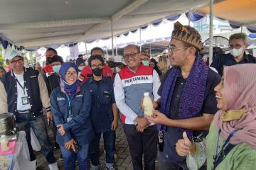 54 UMKM Binaan Rumah Kreatif BUMN Sukses Dapat Untung di Pasar Rakyat Mojokerto