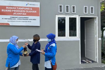 Pertagas Dorong Pemanfaatan Jelantah di Desa Kalitengah Sidoarjo