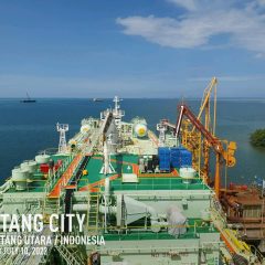 Kapal Gas Pertamina Walio Angkut Amonia ke Eropa