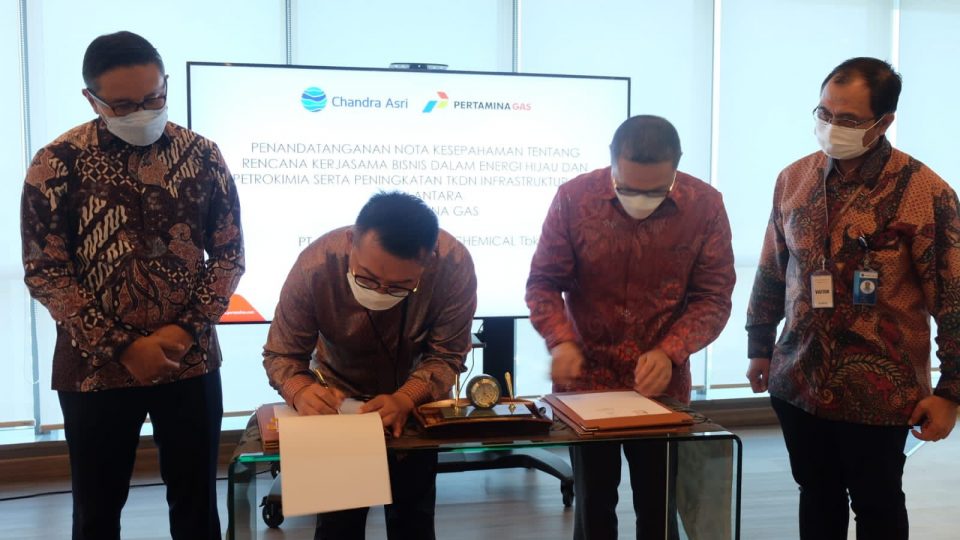 Pertagas – Chandra Asri Sepakati Kerja sama Produksi Bahan Baku Pipa dan Pengembangan Infrastruktur Gas