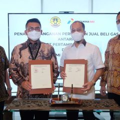 Pertagas Tandatangani Perjanjian Jual Beli Gas dengan Bumi Siak Pusako
