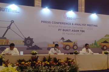 Bukit Asam Raih Laba Bersih Rp6,2 Triliun, Naik 246%