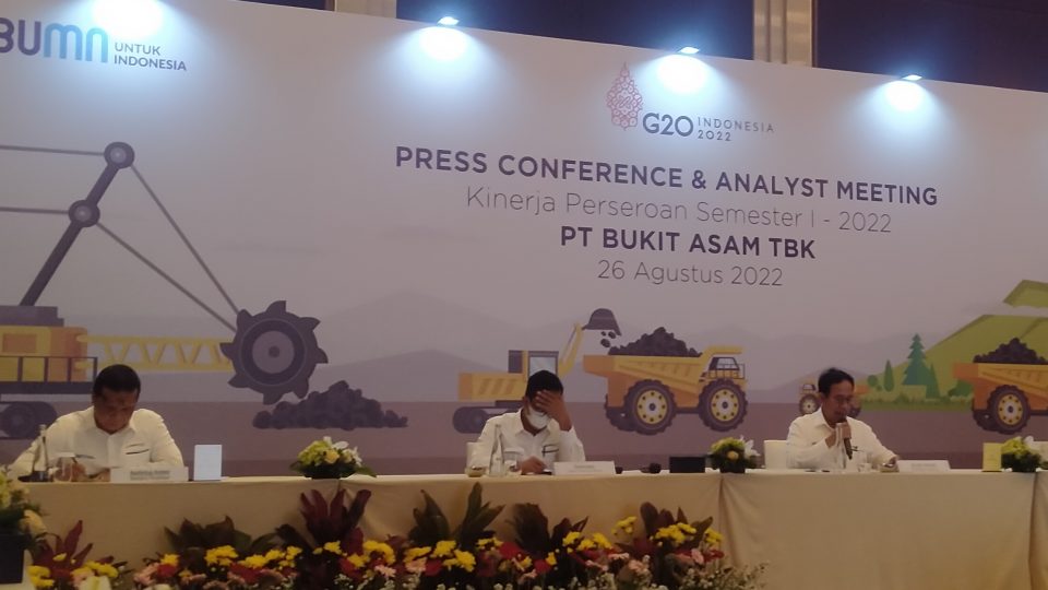 Bukit Asam Raih Laba Bersih Rp6,2 Triliun, Naik 246%