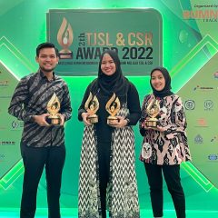 Pertagas Borong Empat Penghargaan TJSL & CSR Award BUMN Track 2022