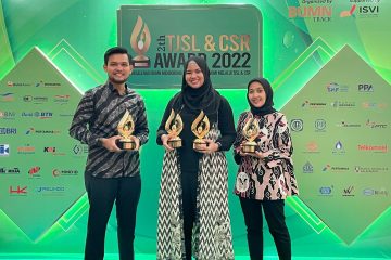Pertagas Borong Empat Penghargaan TJSL & CSR Award BUMN Track 2022