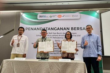 Pertagas Jalin Kerjasama Penyediaan Infrastruktur Penyaluran Gas ke Petrokimia Gresik