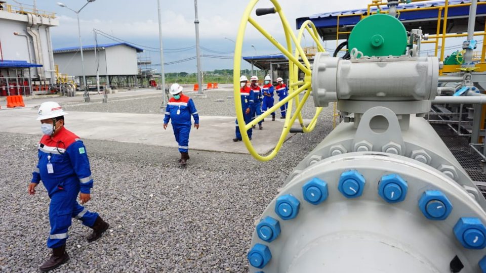 Lapangan Jambaran Tiung Biru Alirkan Gas Perdana
