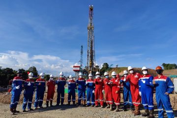 Pertamina Hulu Sanga Sanga Bor Sumur Eksplorasi Helios D-1