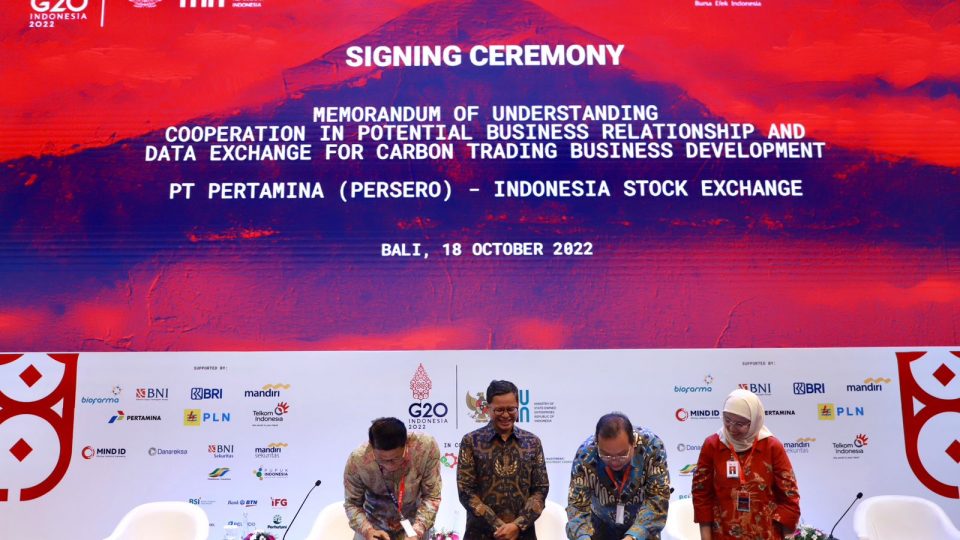 Pertamina Gandeng BEI Jajaki Perdagangan Karbon