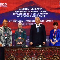 Aramco and Pertamina Sign MoU to Explore Hydrogen and Ammonia Value Chain