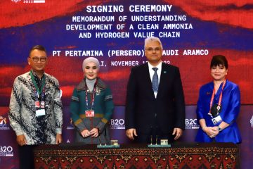 Aramco and Pertamina Sign MoU to Explore Hydrogen and Ammonia Value Chain