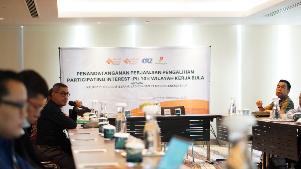 Pemprov Maluku Minta Hak Partisipasi 30% Blok Bula dan Seram Non Bula